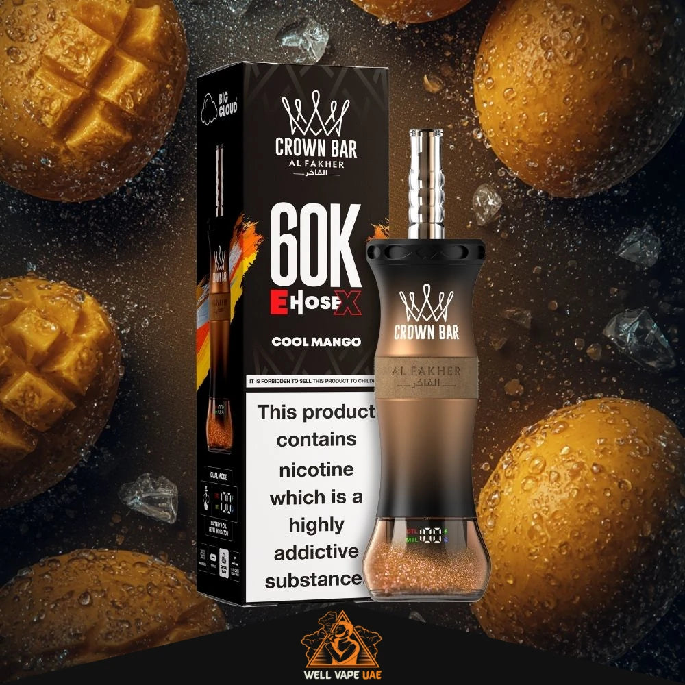 Al Fakher Crown Bar 60K E-hose X