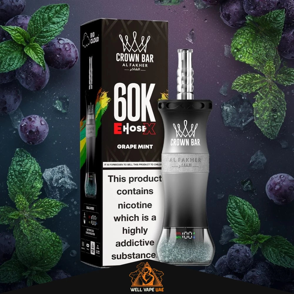 Al Fakher Crown Bar 60K E-hose X