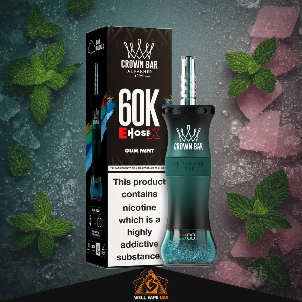Al Fakher Crown Bar 60K E-hose X