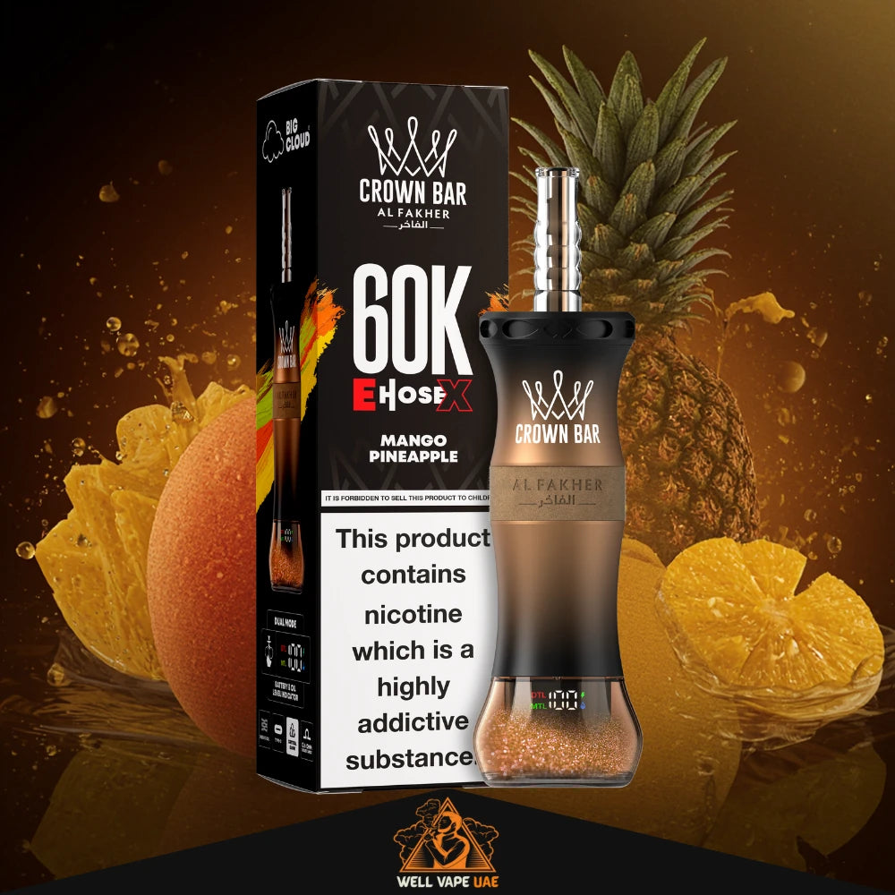 Al Fakher Crown Bar 60K E-hose X