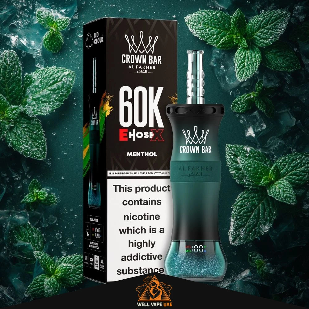 Al Fakher Crown Bar 60K E-hose X