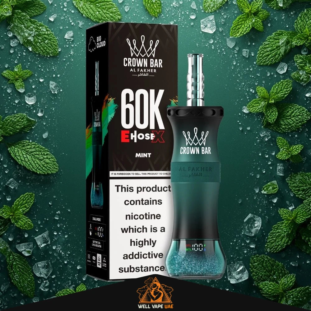 Al Fakher Crown Bar 60K E-hose X