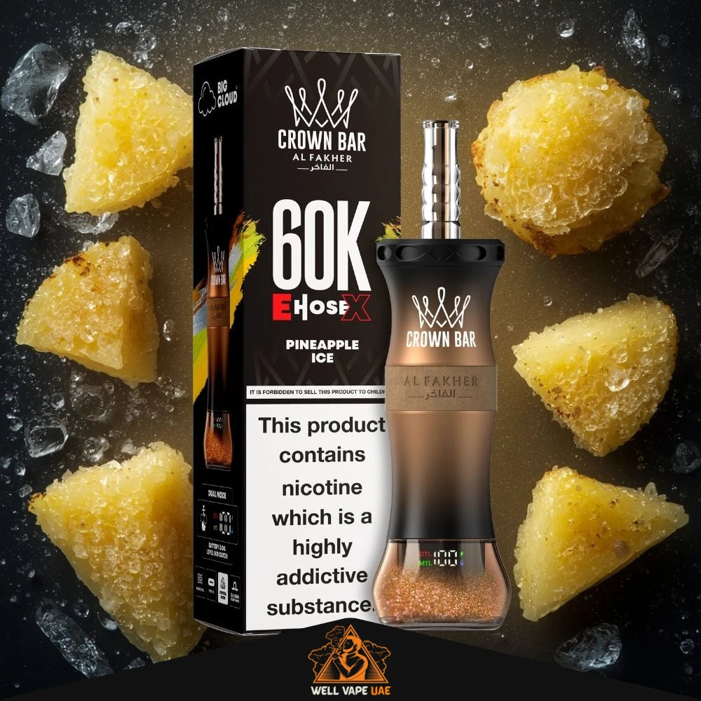 Al Fakher Crown Bar 60K E-hose X