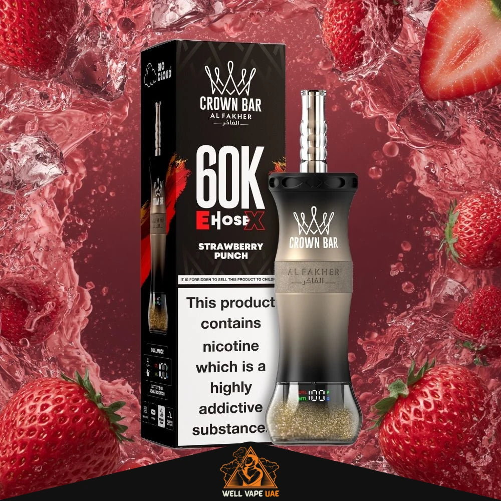 Al Fakher Crown Bar 60K E-hose X