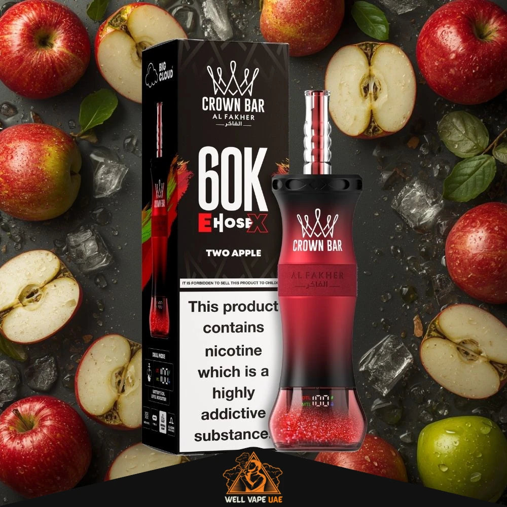 Al Fakher Crown Bar 60K E-hose X