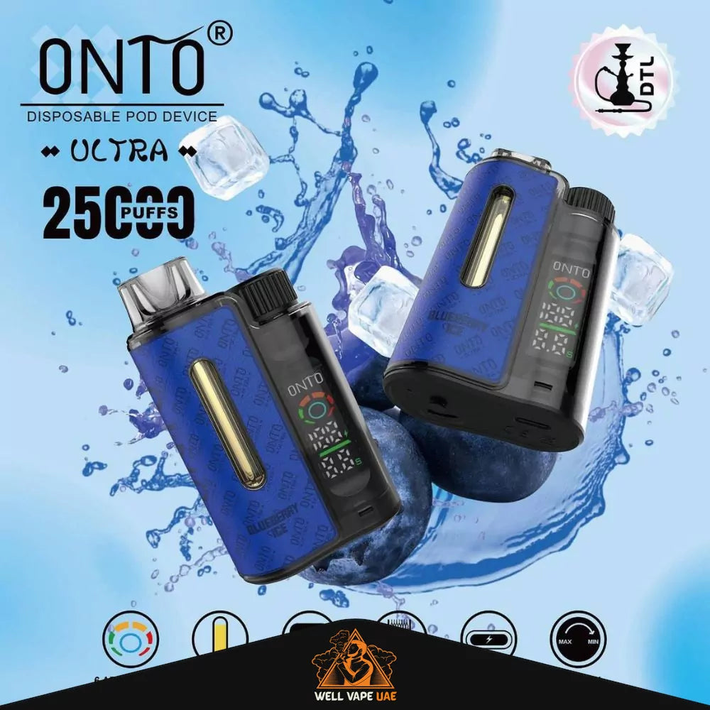 DTL Vapor Onto Ultra 25000 Puffs Disposable Vapes