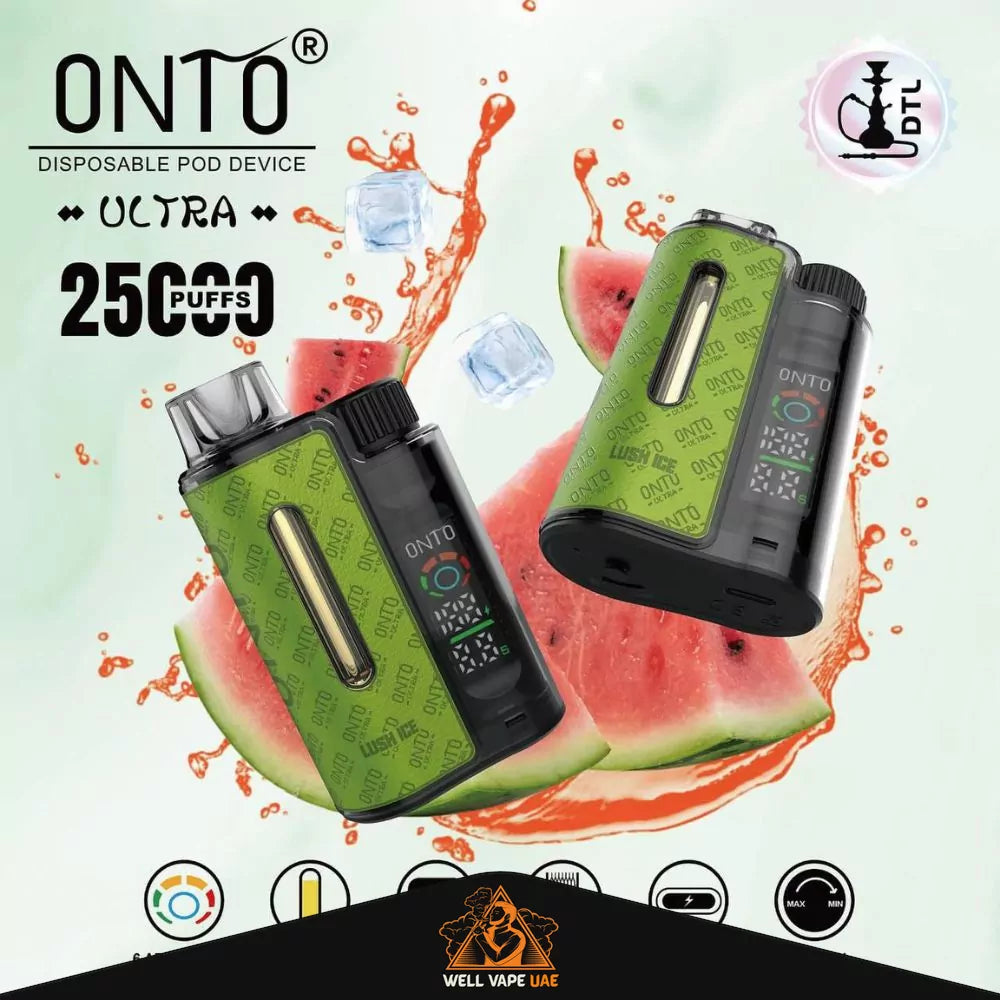DTL Vapor Onto Ultra 25000 Puffs Disposable Vapes