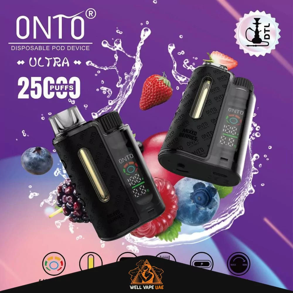 DTL Vapor Onto Ultra 25000 Puffs Disposable Vapes