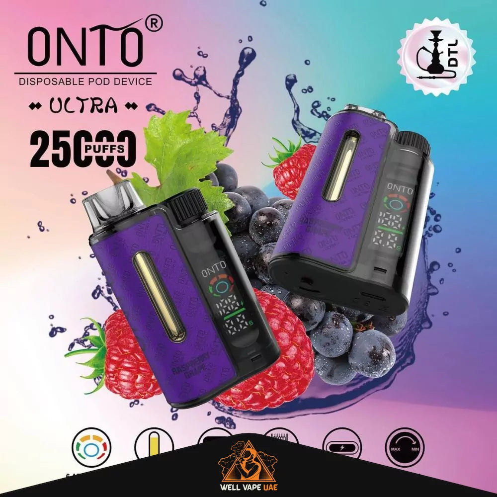 DTL Vapor Onto Ultra 25000 Puffs Disposable Vapes