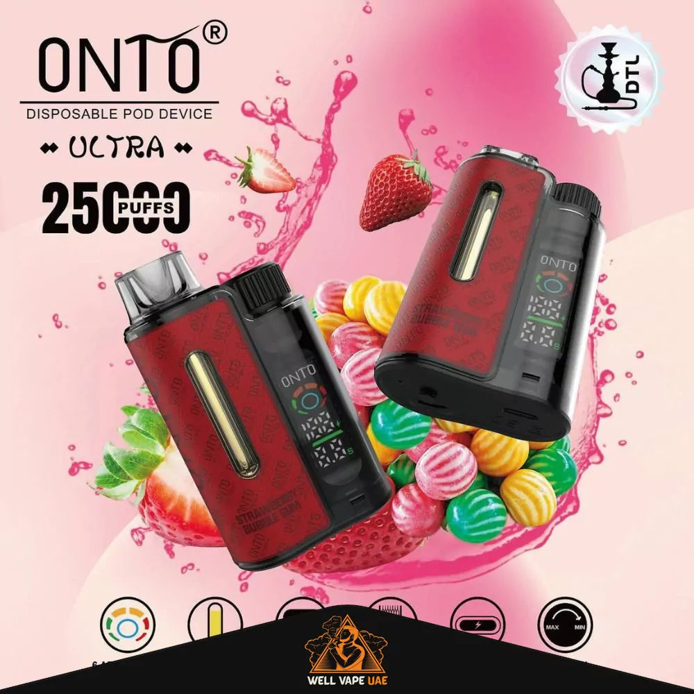 DTL Vapor Onto Ultra 25000 Puffs Disposable Vapes