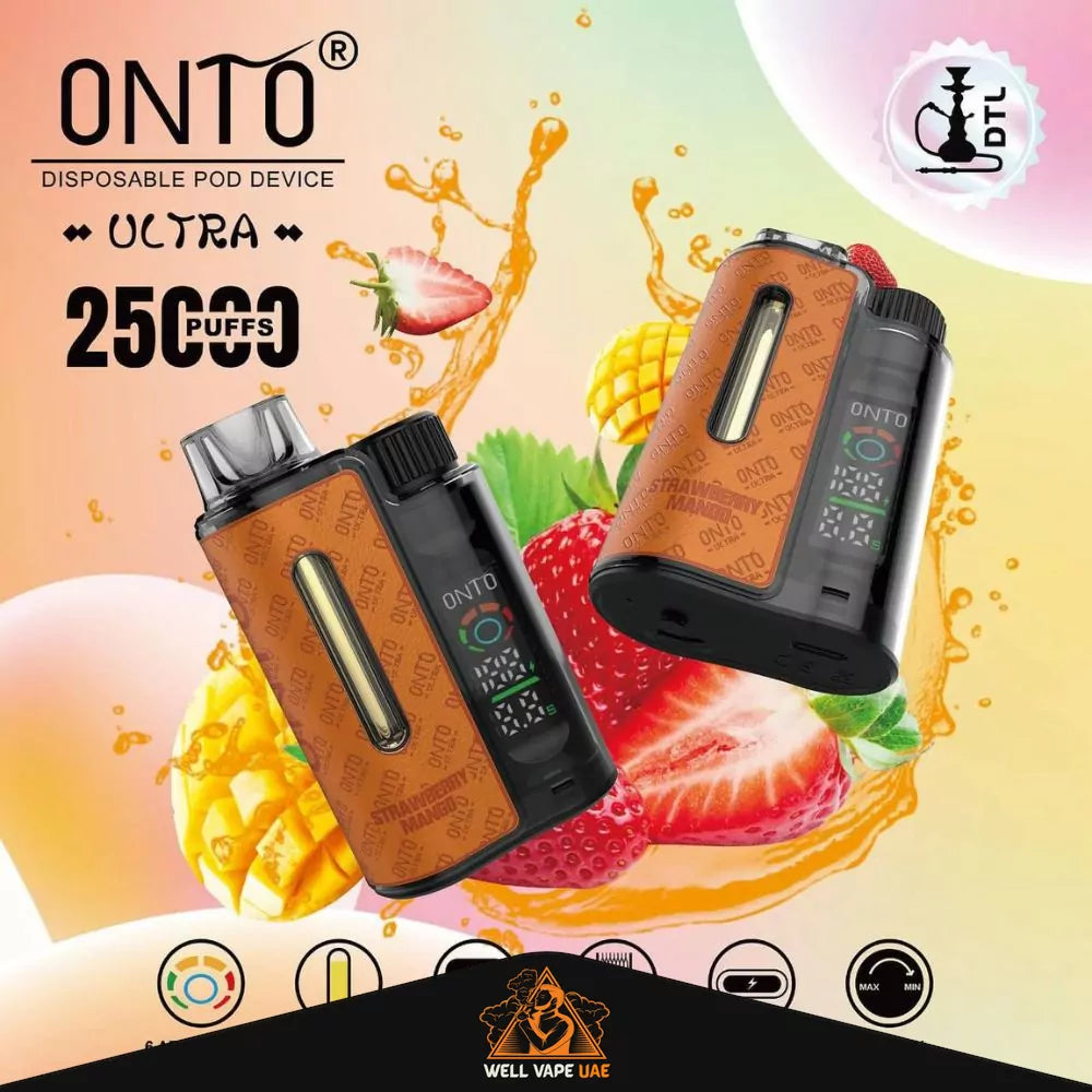 DTL Vapor Onto Ultra 25000 Puffs Disposable Vapes