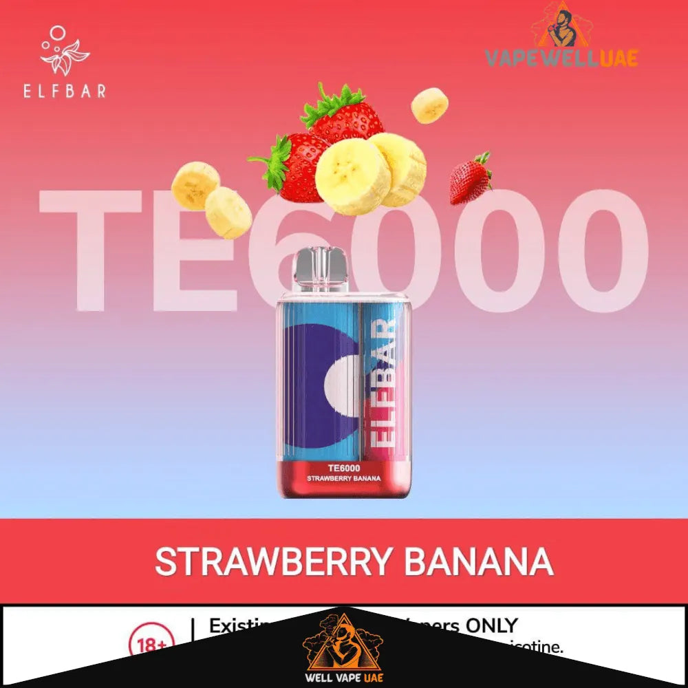 ELF BAR TE 6000 Puffs Strawberry Banana