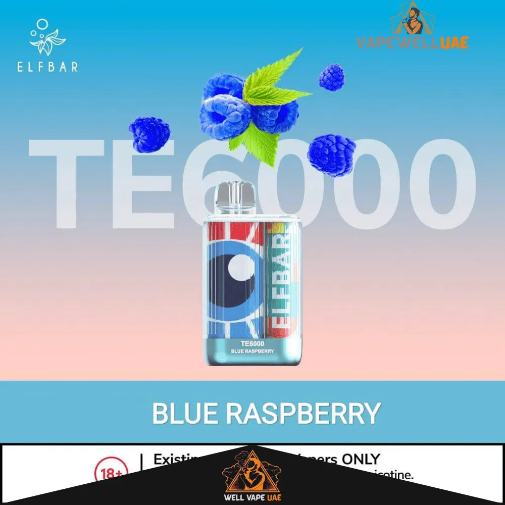 ELF BAR TE 6000 Puffs Blue Raspberry