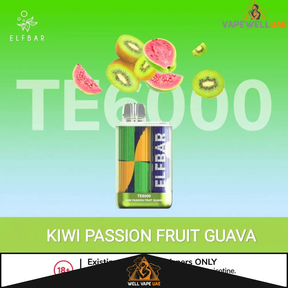 ELF BAR TE 6000 Puffs Kiwi Passion Fruit Guava