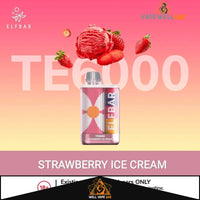 ELF BAR TE 6000 Puffs Strawberry Ice Cream