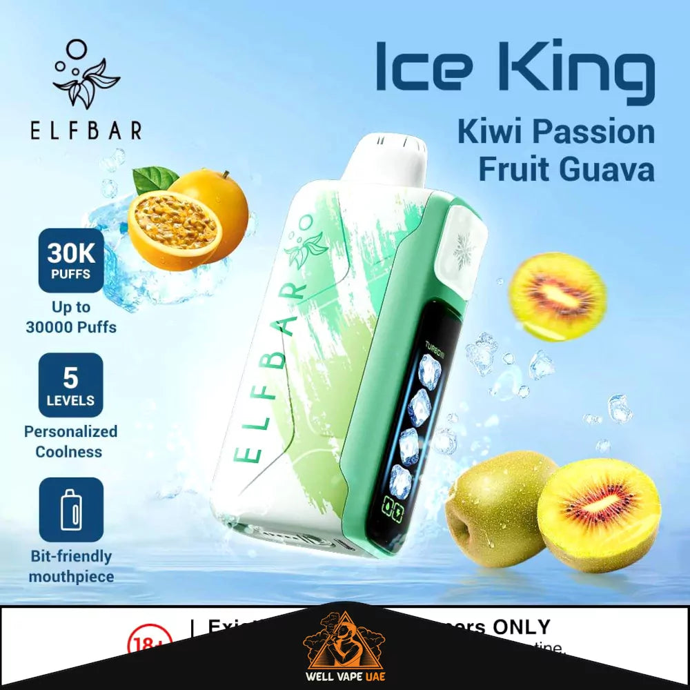 ELF BAR Ice King 30000 Puffs Kiwi Passion Fruit Guava