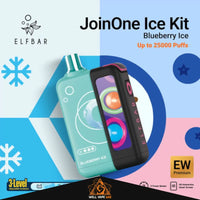 ELFBAR JoinOne Ice Kit 25000 Puffs Blueberry Ice