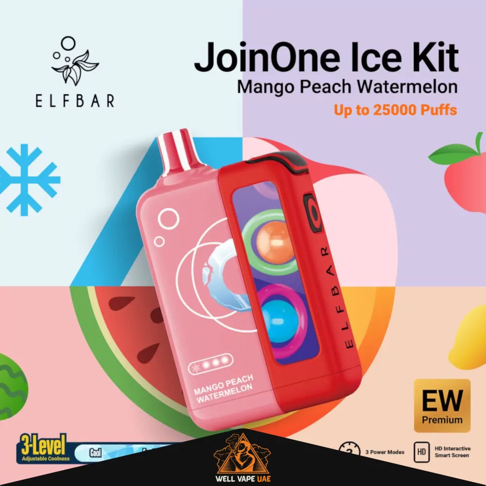 ELFBAR JoinOne Ice Kit 25000 Puffs Mango Peach Watermelon