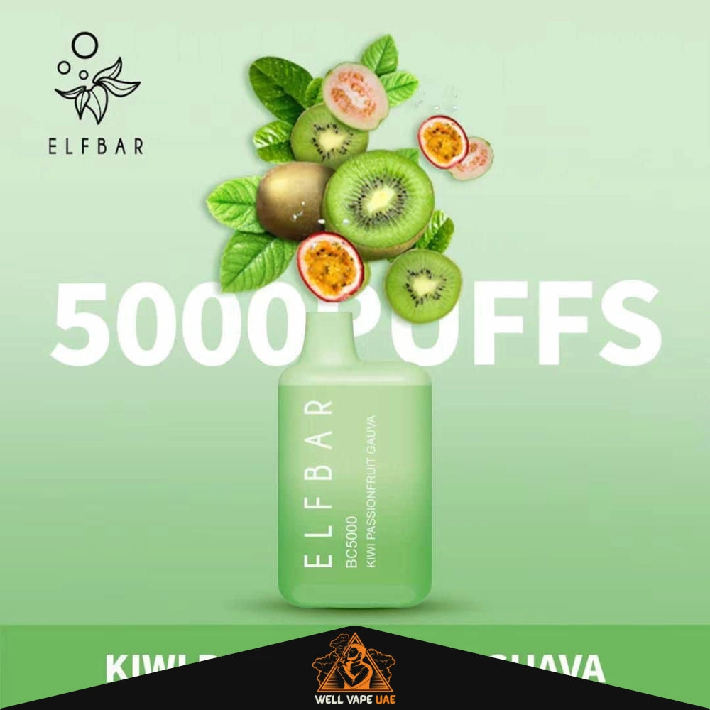 Elf Bar BC 5000 Puffs Kiwi Passion Fruit Guava