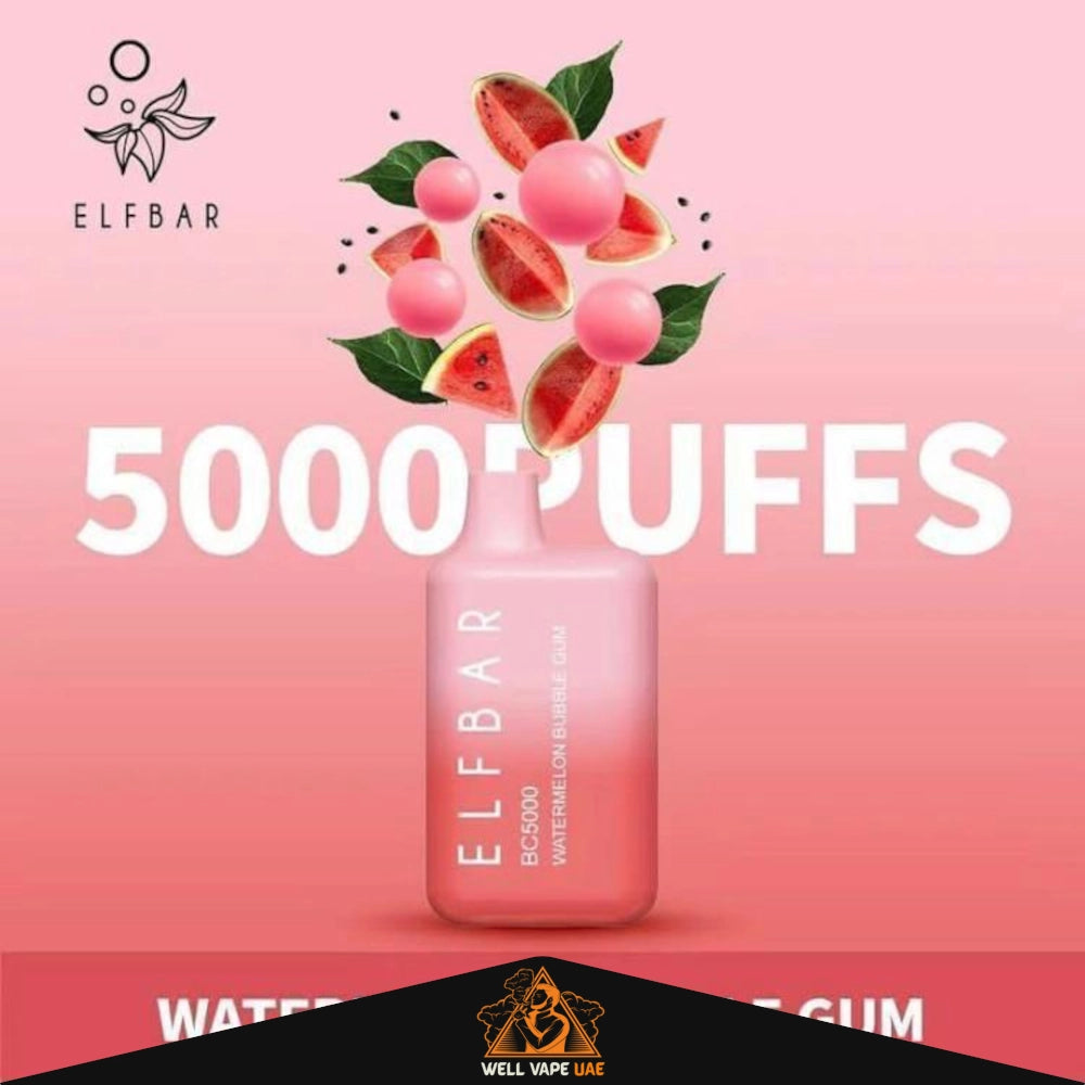 Elf Bar BC 5000 Puffs Watermelon Bubble Gum