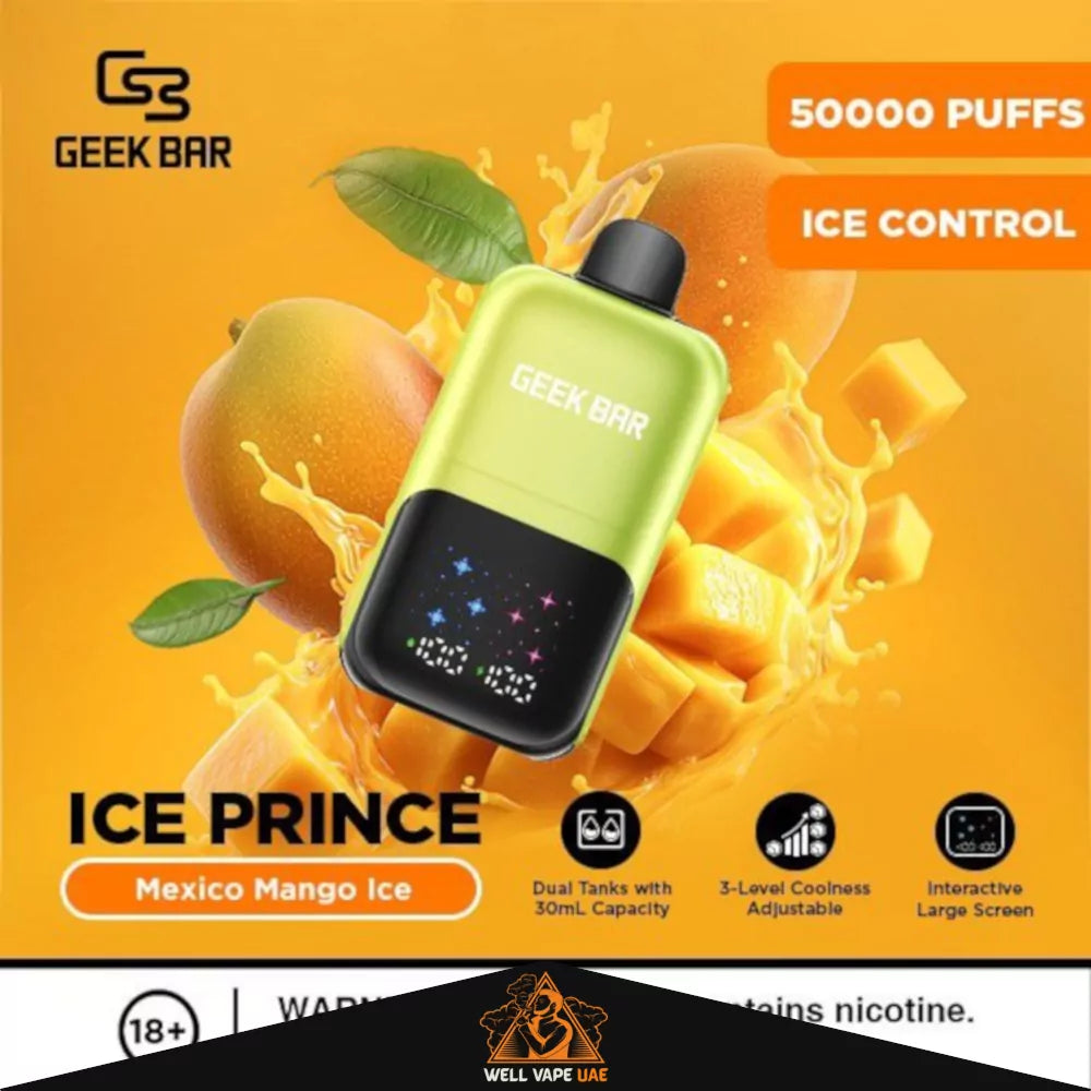 Geek Bar Ice Prince 50000 Puffs Mexico Mango Ice