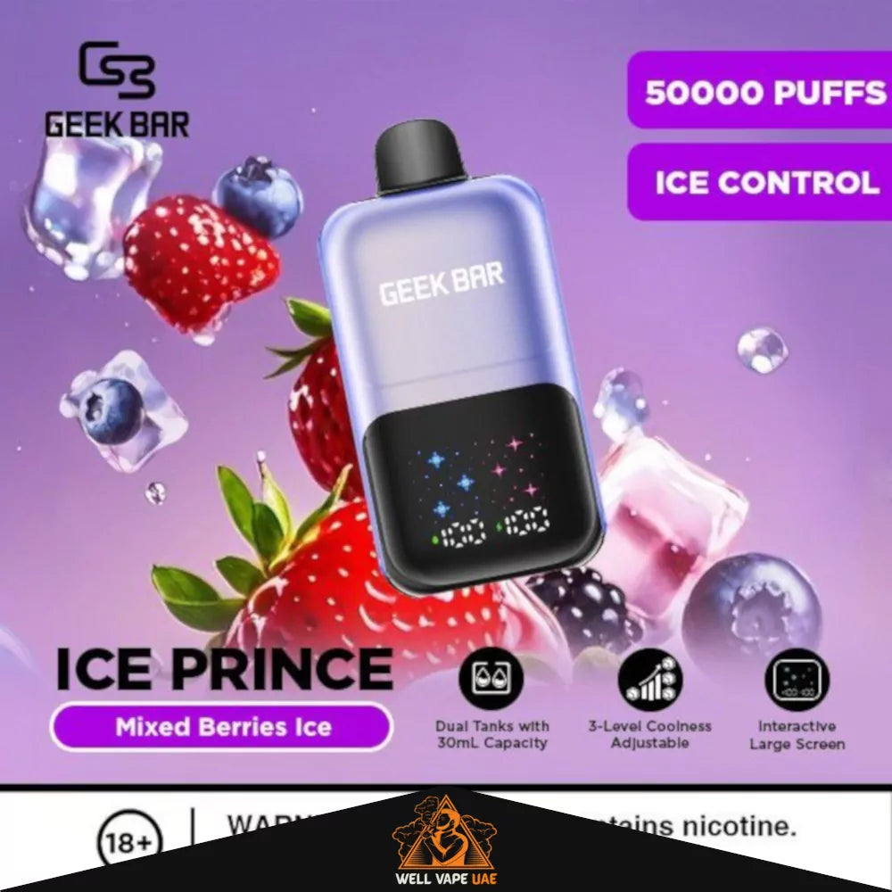 Geek Bar Ice Prince 50000 Puffs Mixed Berries Ice