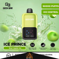 Geek Bar Ice Prince 50000 Puffs Sour Apple Ice