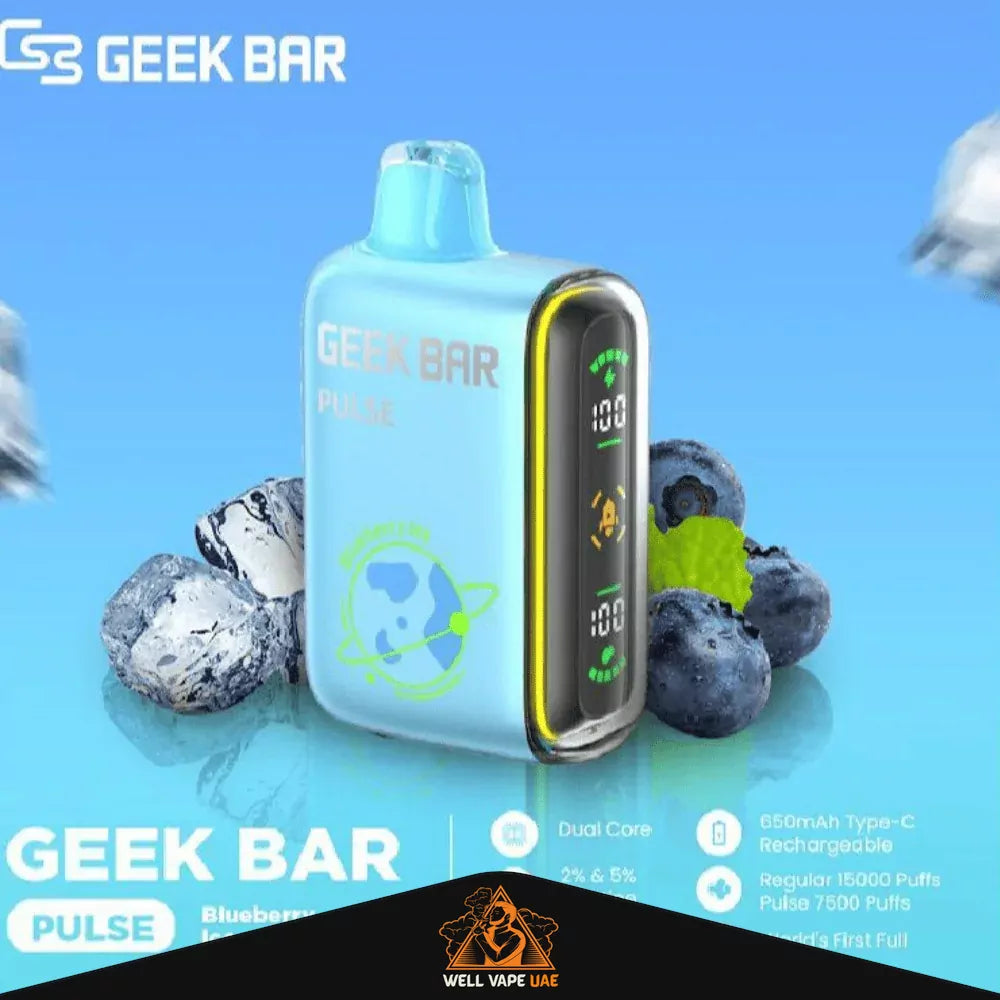 Geek Bar Pulse 15000 Puffs Blueberry Ice