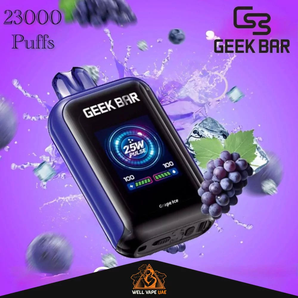 Geek Bar Watt 23000 Puffs Grape Ice
