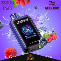 Geek Bar Watt 23000 Puffs Grape Raspberry Ice