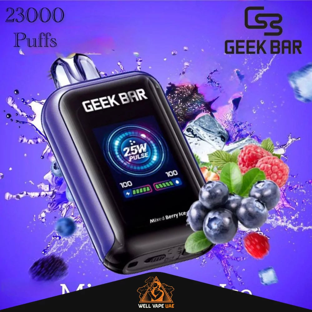 Geek Bar Watt 23000 Puffs Mixed Berry Ice