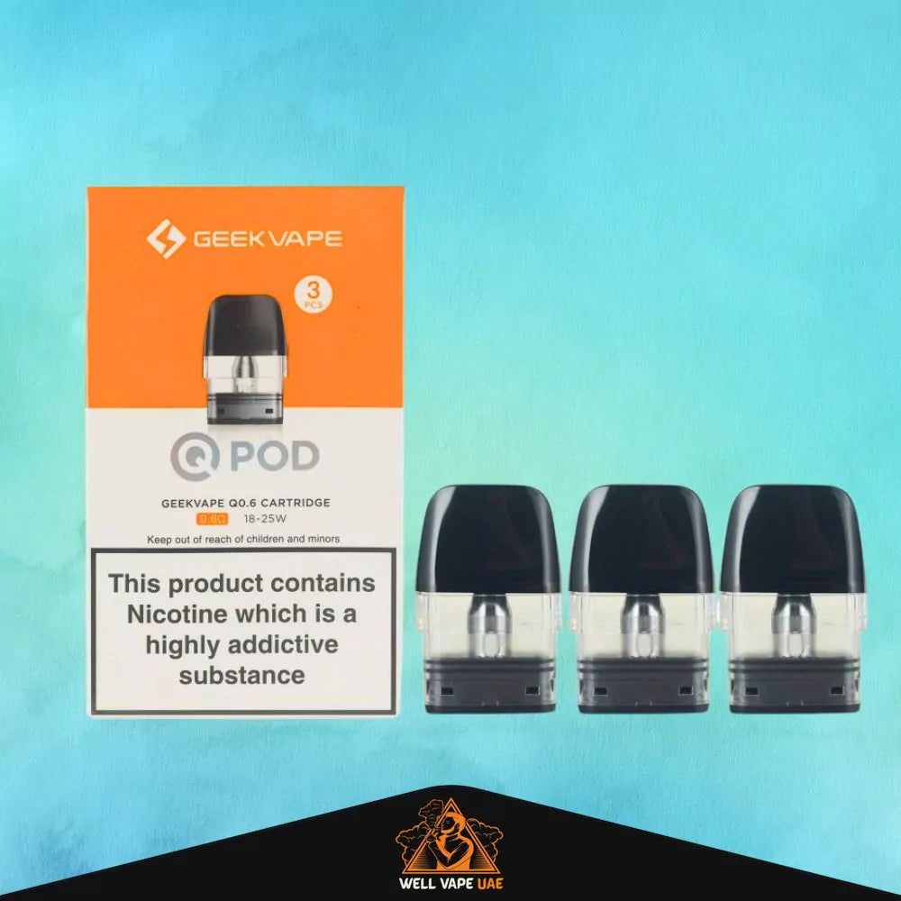 Geekvape Q Pod Cartridge 2ml (3pcs) 1.2Ω (8–12W)
