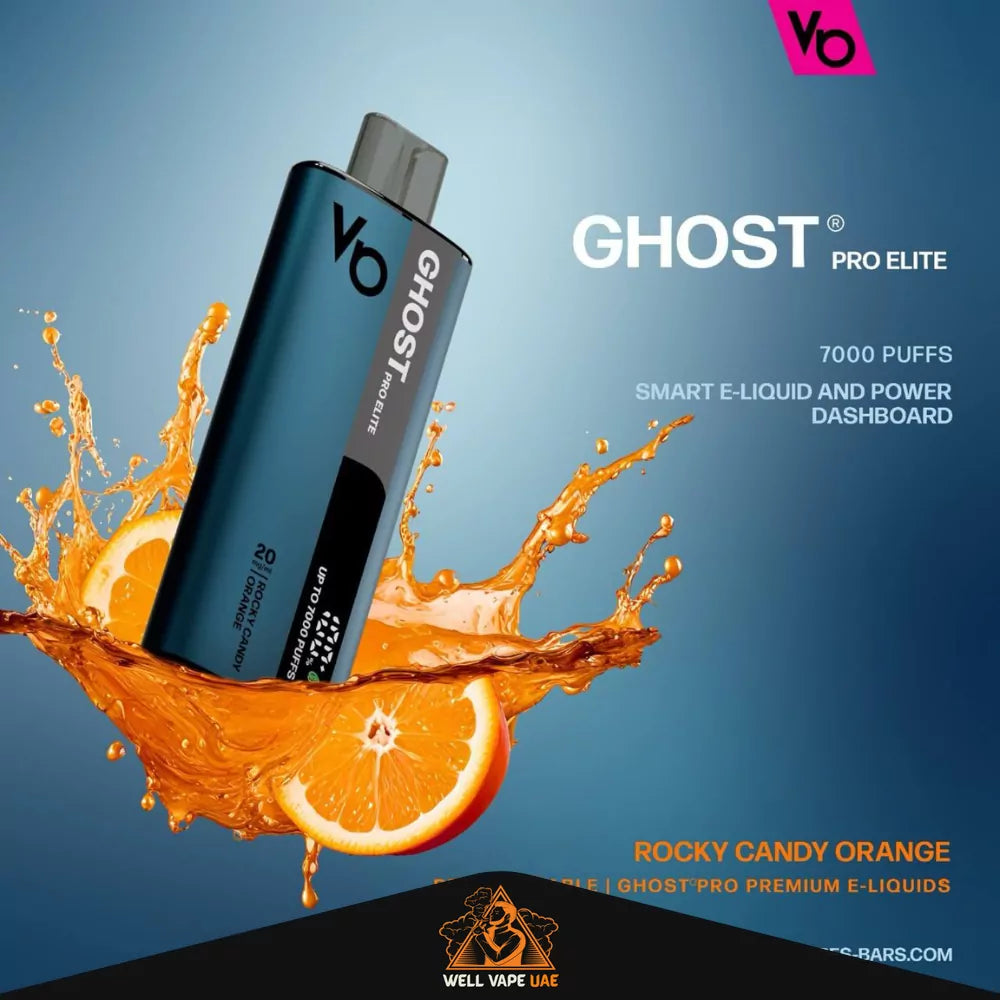 Ghost Pro Elite 7000 Puffs Rocky Candy Orange