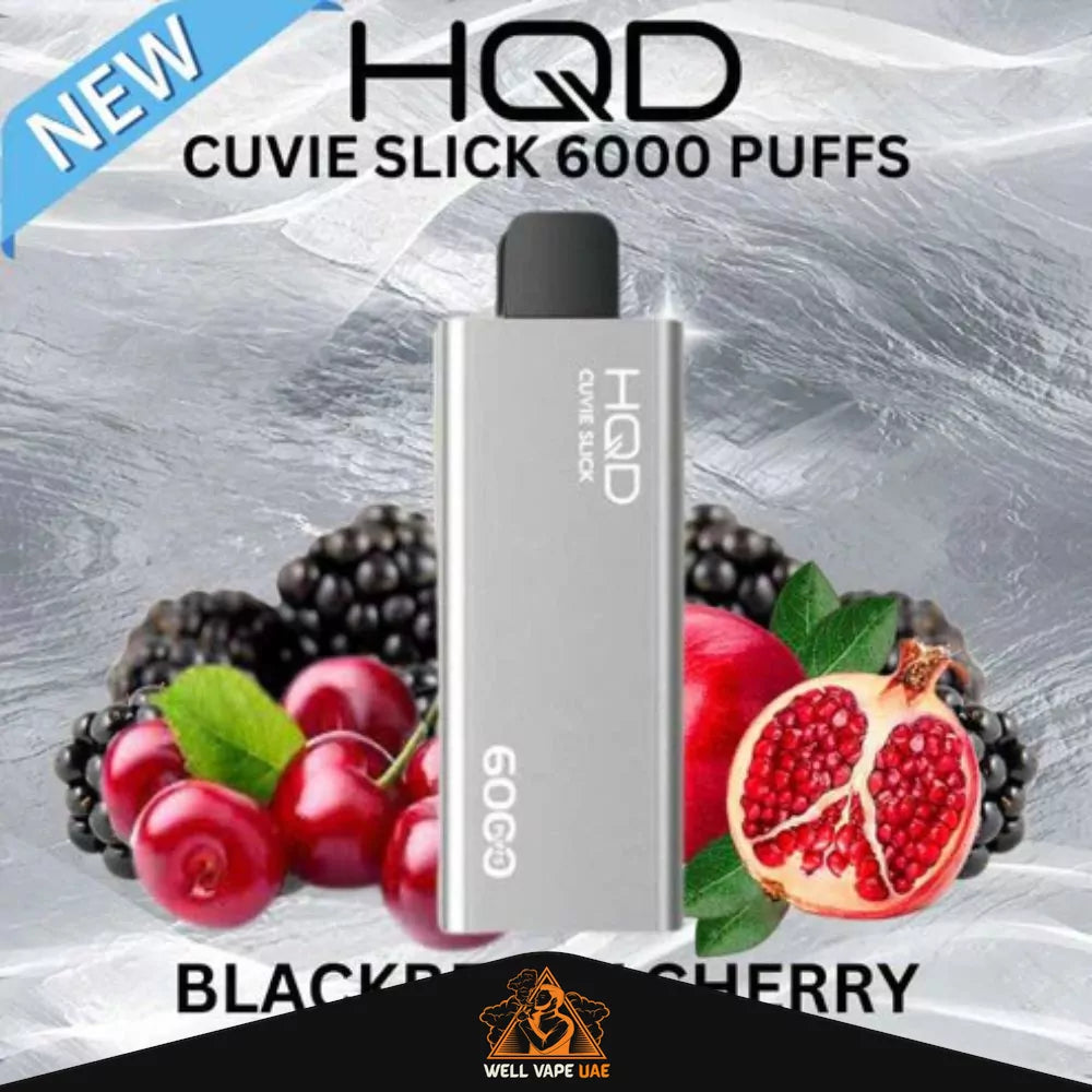 HQD Cuvie Slick 6000 Puffs Blackberry Cherry Pomegranate
