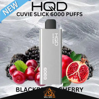 HQD Cuvie Slick 6000 Puffs Blackberry Cherry Pomegranate