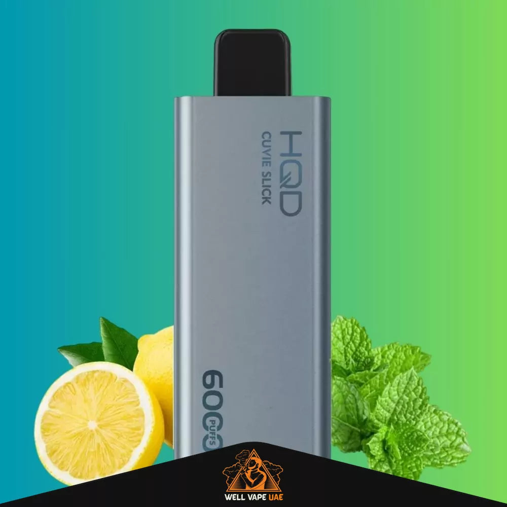 HQD Cuvie Slick 6000 Puffs Lemon Mint