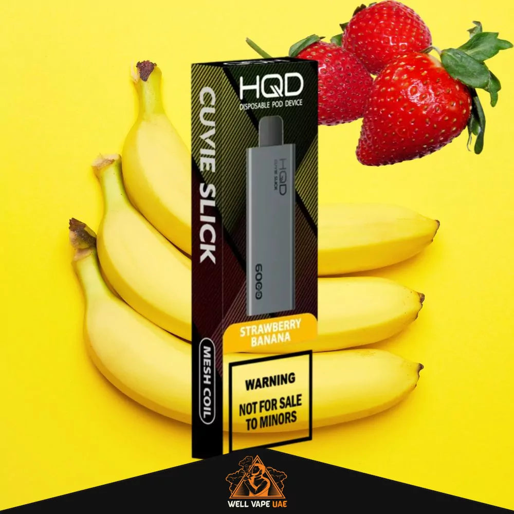 HQD Cuvie Slick 6000 Puffs Strawberry Banana