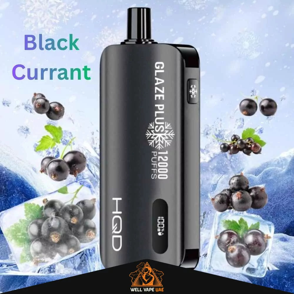 HQD Glaze Plus 12000 Puffs Disposable Vape Blackcurrant
