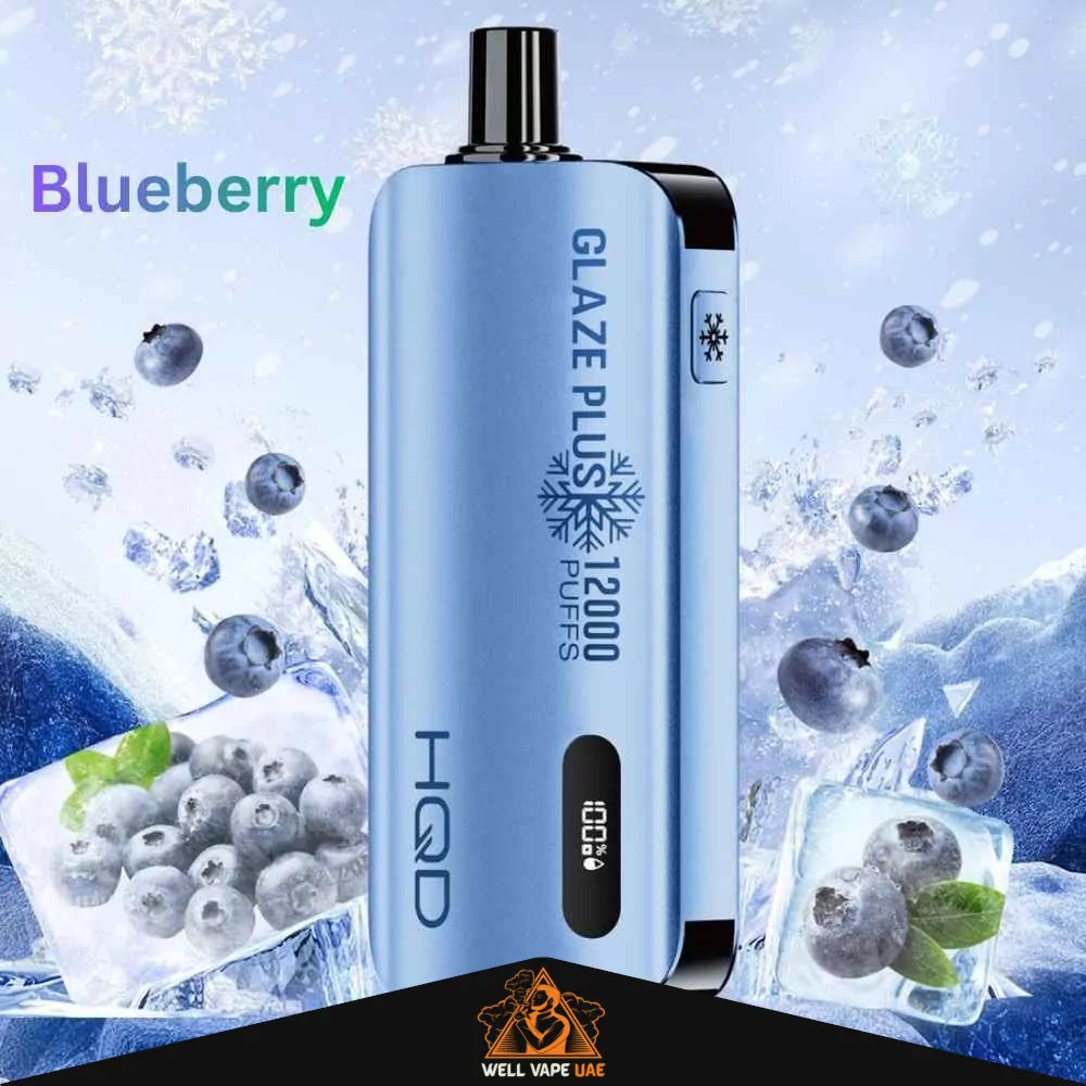 HQD Glaze Plus 12000 Puffs Disposable Vape Blueberry