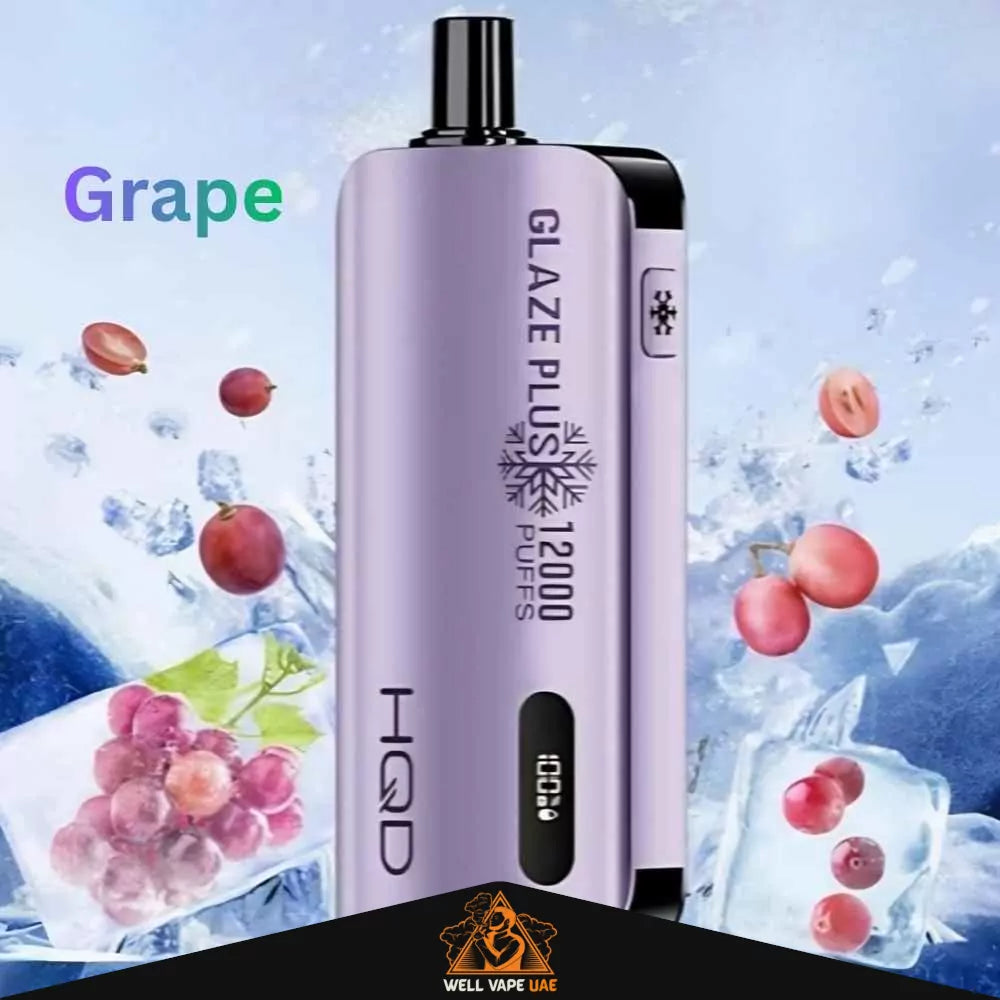 HQD Glaze Plus 12000 Puffs Disposable Vape Grape