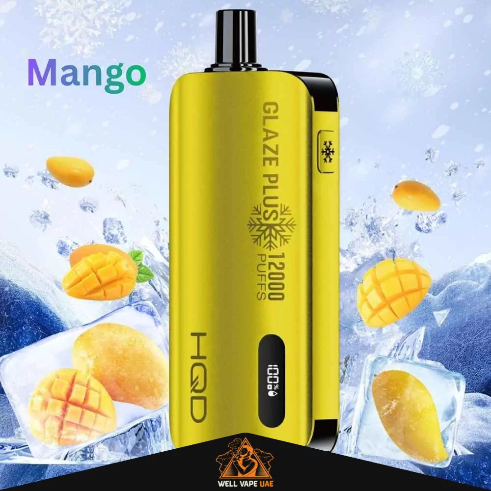 HQD Glaze Plus 12000 Puffs Disposable Vape Mango