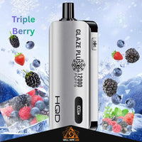 HQD Glaze Plus 12000 Puffs Disposable Vape Triple Berry