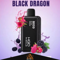 HQD Miracle 8000 Puffs Zero Nicotine Black Dragon