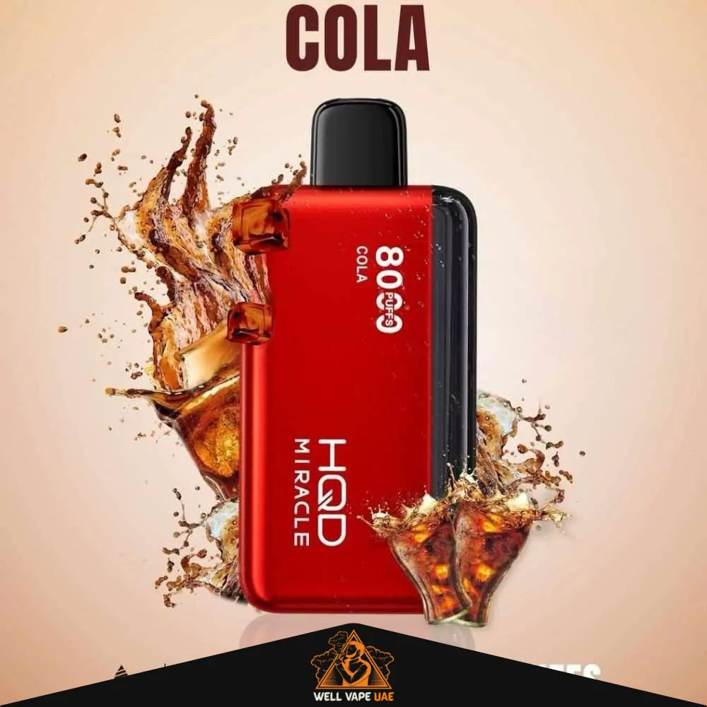 HQD Miracle 8000 Puffs Zero Nicotine Cola