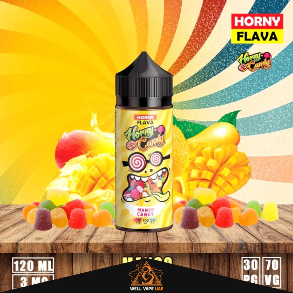 Horny Flava E-juice 120ml Mango Candy