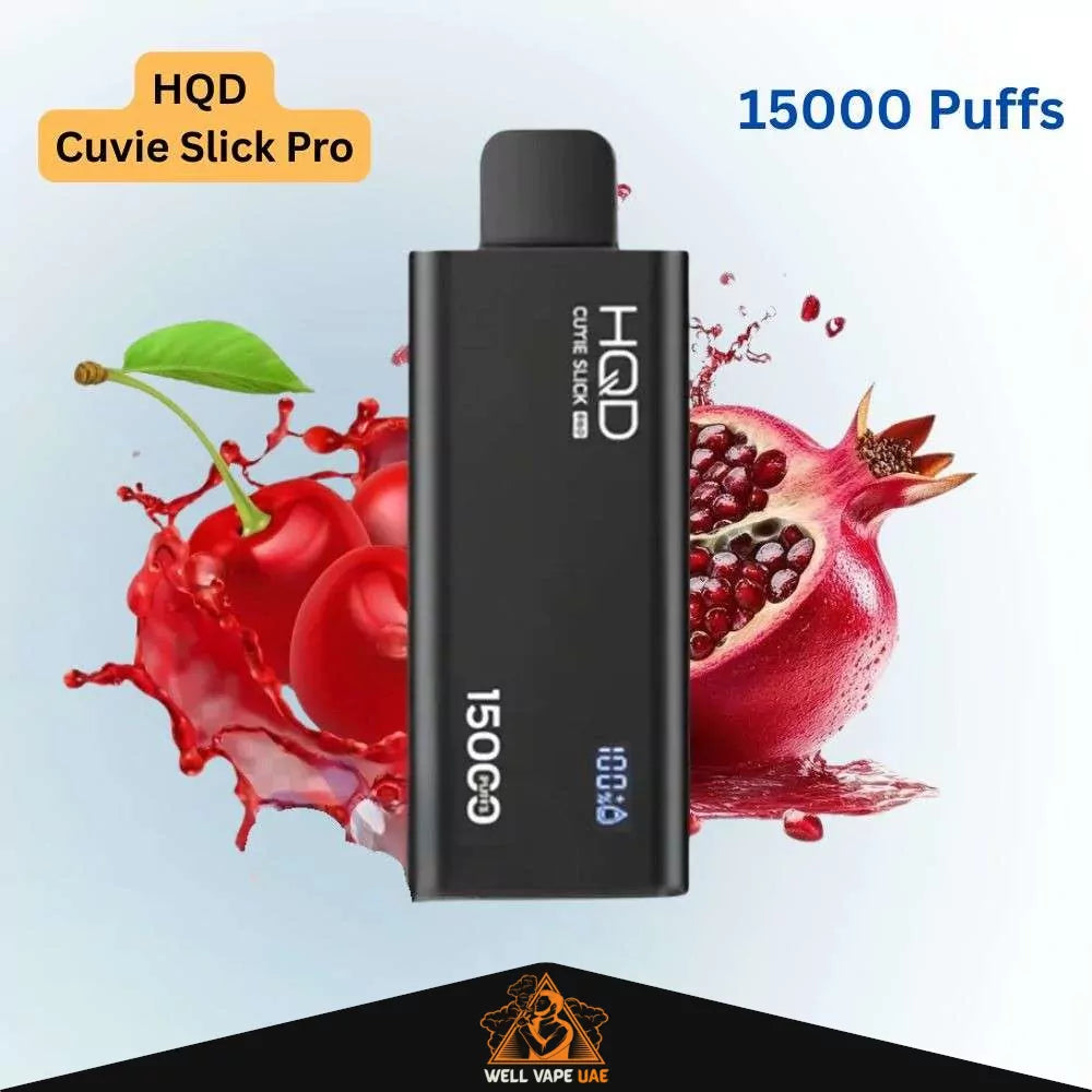 HQD Cuvie Slick Pro 15000 Puffs Cherry Pomegranate
