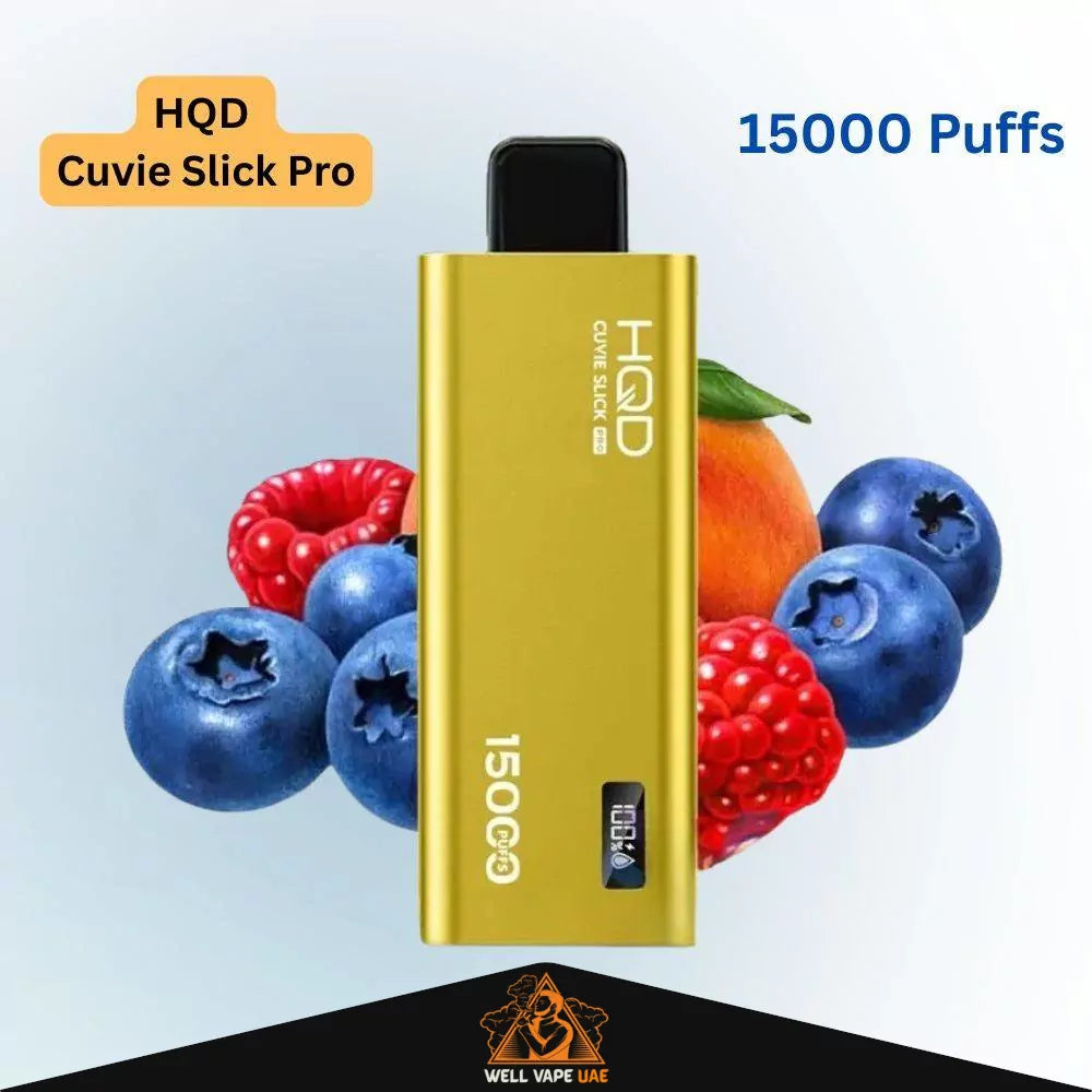 HQD Cuvie Slick Pro 15000 Puffs Peach Berry