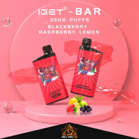 IGET Bar 3500 Puffs Blackberry Raspberry lemon