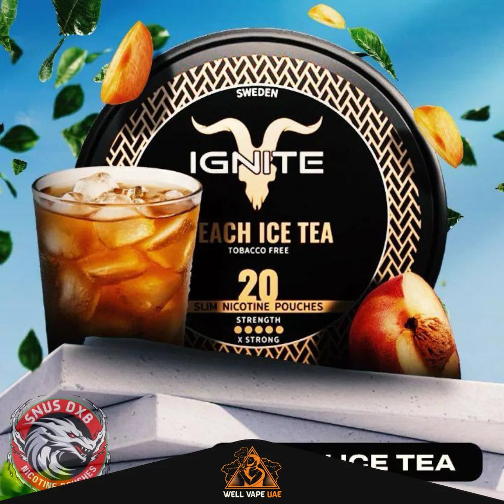 IGNITE Nicotine Pouches Peach Ice Tea 22 mg
