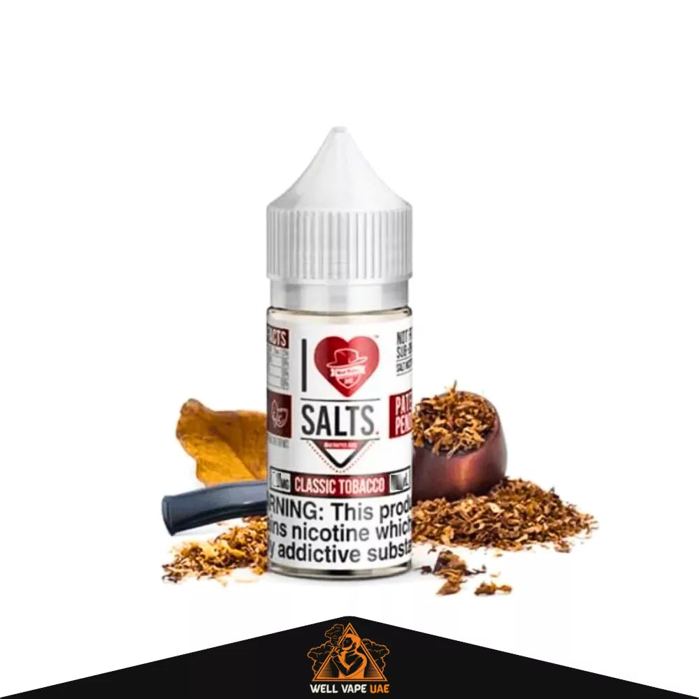I Love Salts Vape Juice 30ml Classic Tobacco